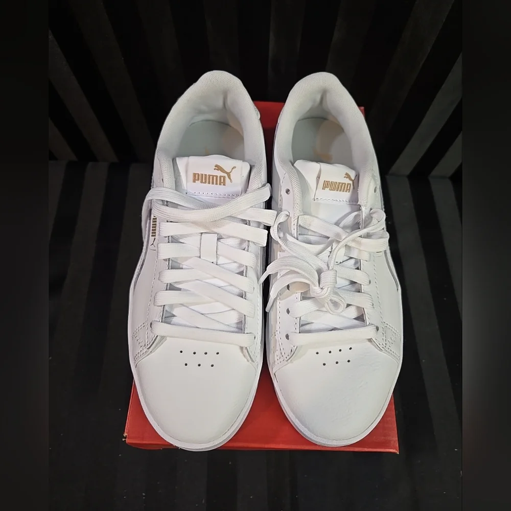 Women's US Size 8 Puma Court Sneakers White Color - Picture 3 of 6
